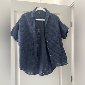 Madewell eyelet blouse